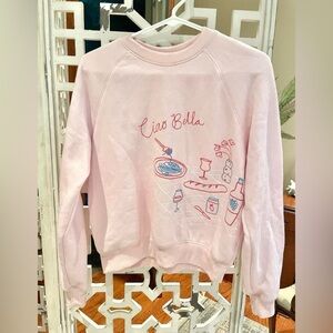 Urban Outfitters Ciao Bella Italian pasta dinner Sweatshirt